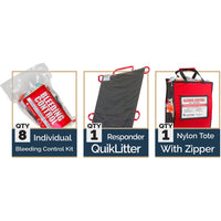 BLEEDING CONTROL KIT FOR PUBLIC USE | 8 INDIVIDUAL PACKS