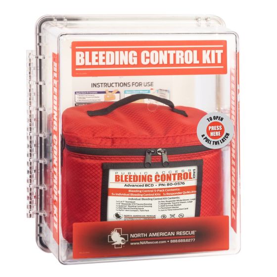 aankleden heilig Toevlucht BLEEDING CONTROL KIT FOR PUBLIC USE | 5 INDIVIDUALLY SEALED KITS – Instinct  Ready Inc.
