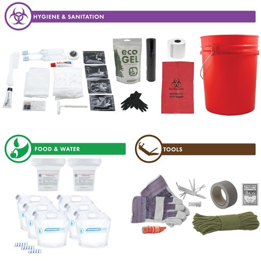 2 Person Hurricane Emergency Kit - Survival Pro Shop